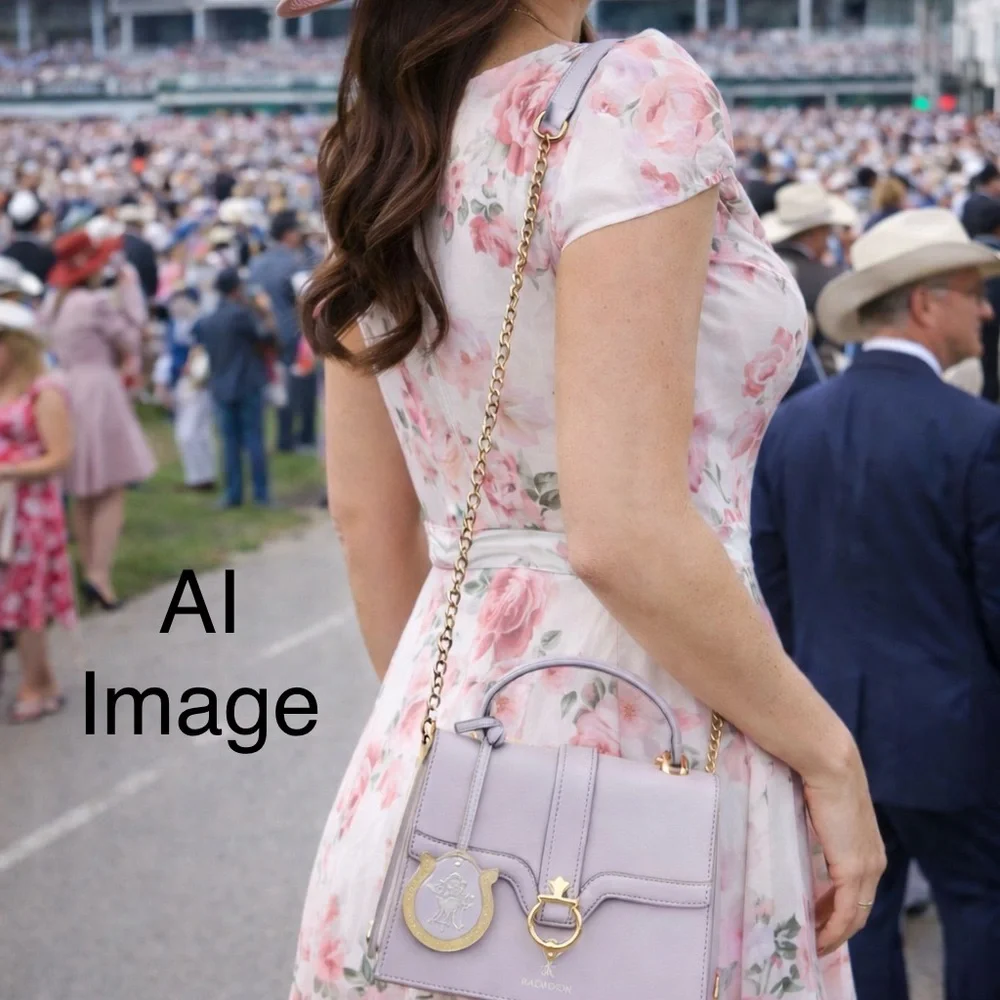 (NEW!) Radley London Kentucky Derby White Crossbody Purse 🤍 - Picture 5 of 5